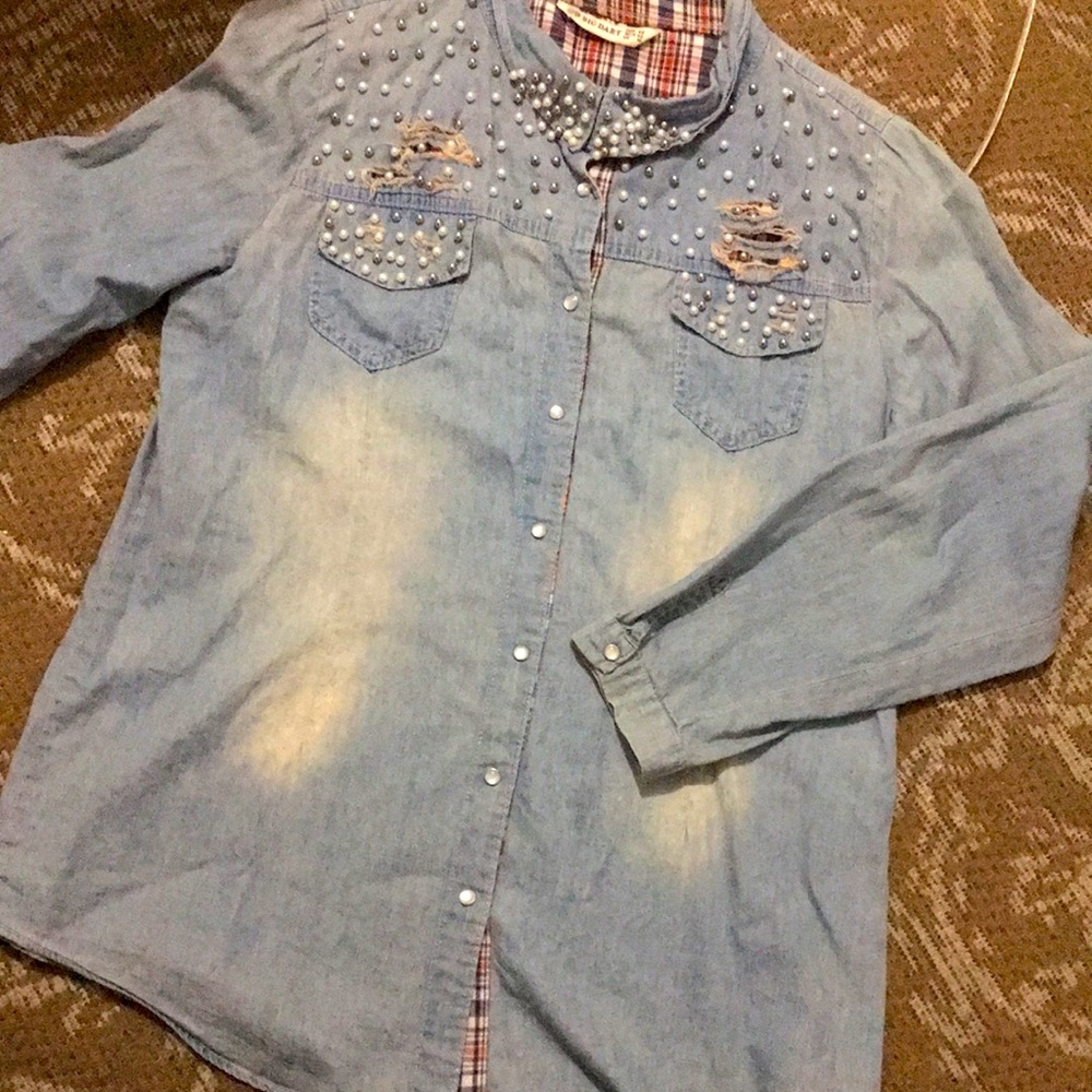stylish brand new  Jean button up women jacket